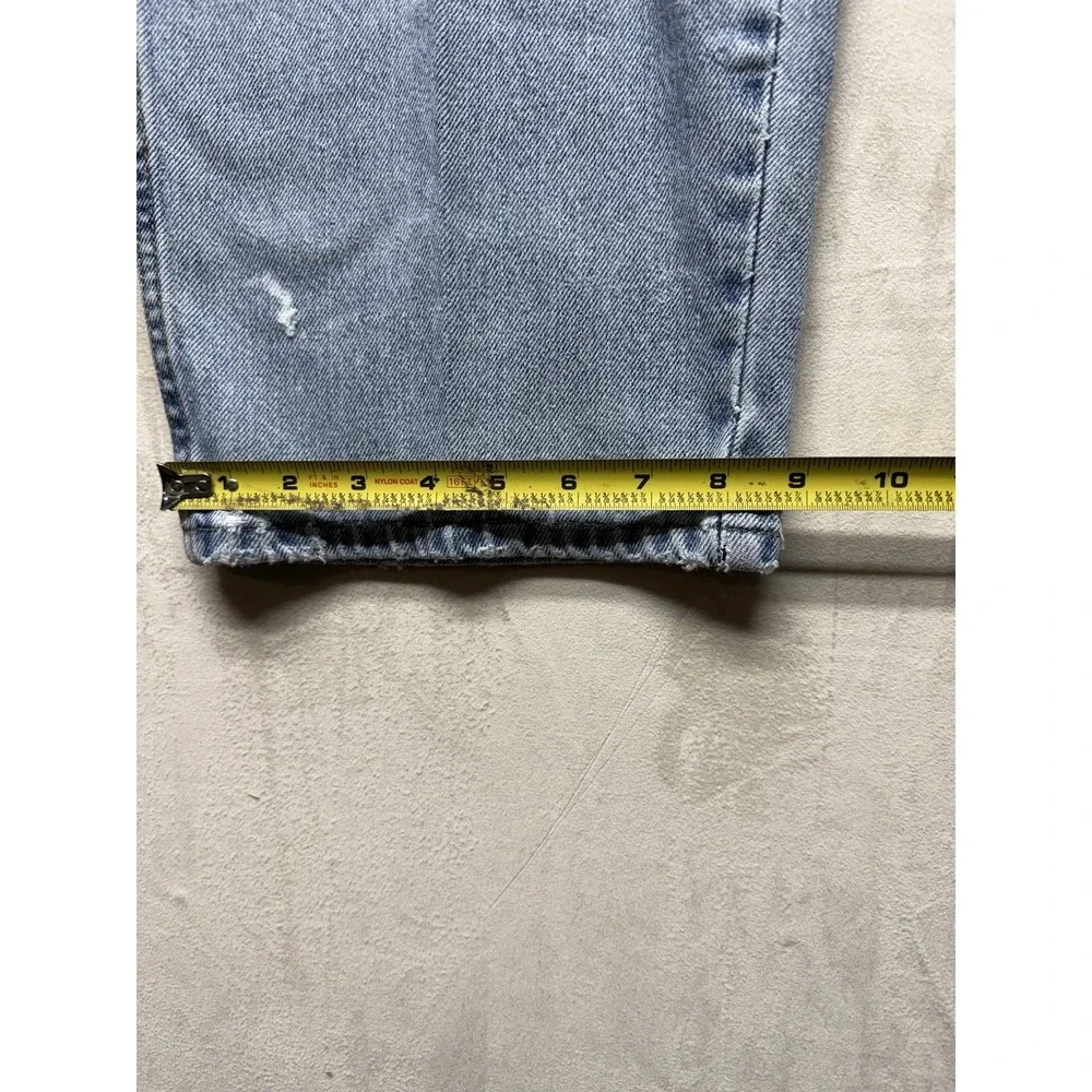 VTG Levis 560 Jeans Mens 40x30 Blue Light Wash Denim Loose Tapered Made USA 90s